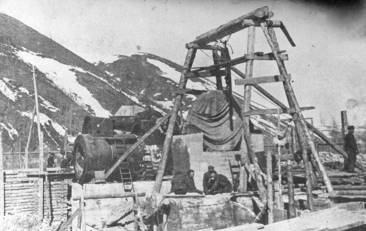 Строительство Чапаевской ЦЭС. Август 1940 года из архивов МОКМ