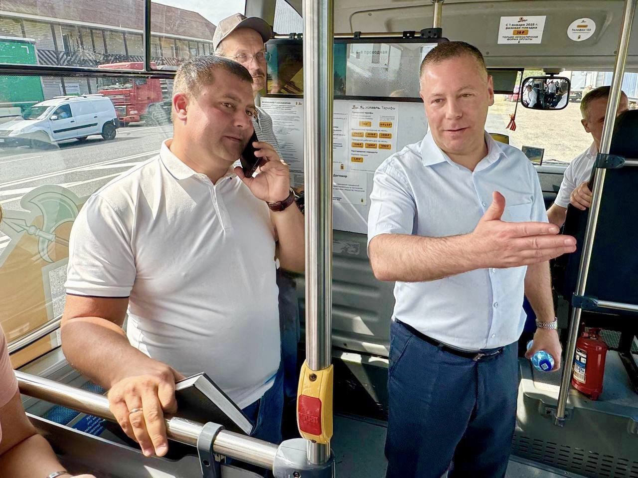 Михаил Евраев проинспектировал состояние придорожных территорий вдоль трассы М8 в Переславль-Залесском округе