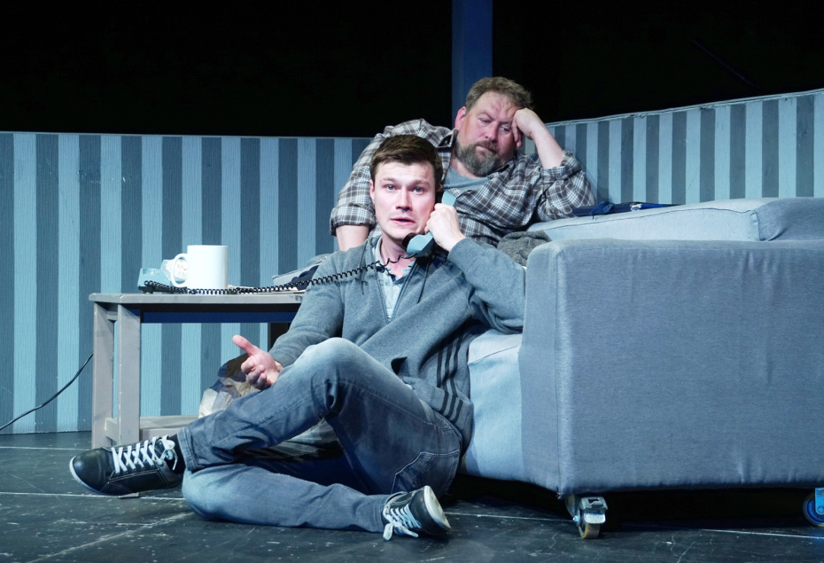 Олег Гаас в театральной постановке «Телефон доверия», 2022 г.