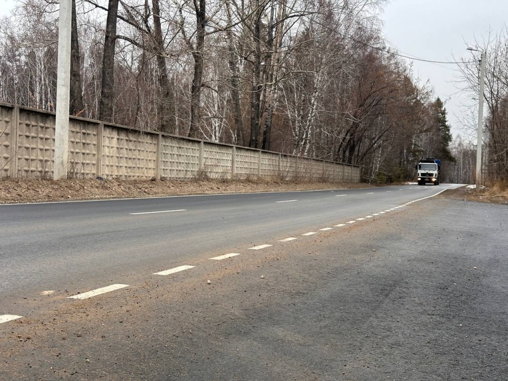 В Ангарском округе в этом сезоне обновили более 23 километров дорог