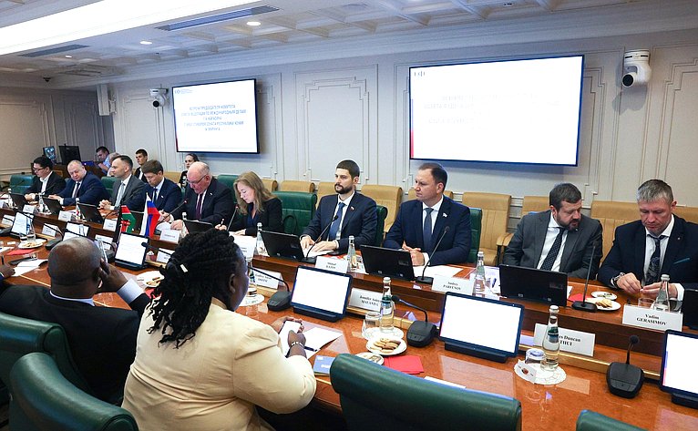 Встреча председателя Комитета СФ по международным делам Григория Карасина с заместителем Председателя Сената Республики Кения Катури Мурунги