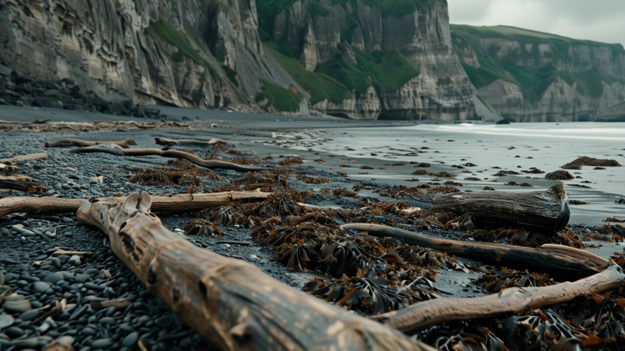 На побережье Великобритании было обнаружено рас...