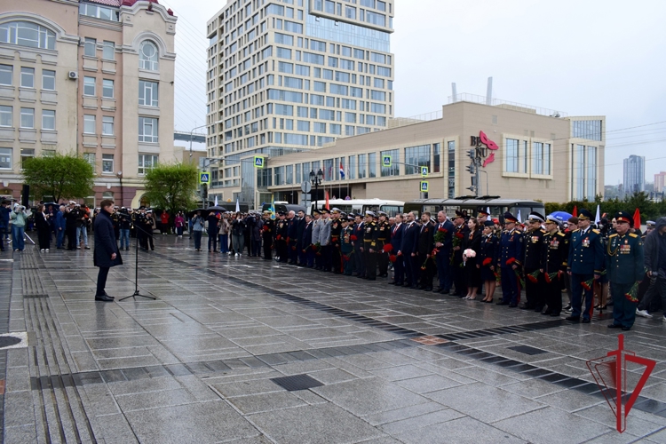 В Приморье с участием росгвардейцев проходит серия мероприятий, посвященная Дню Победы 