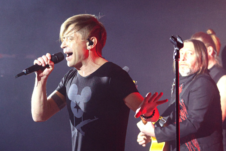 Участник рок-группы «Би-2» Лёва (Егор Бортник)