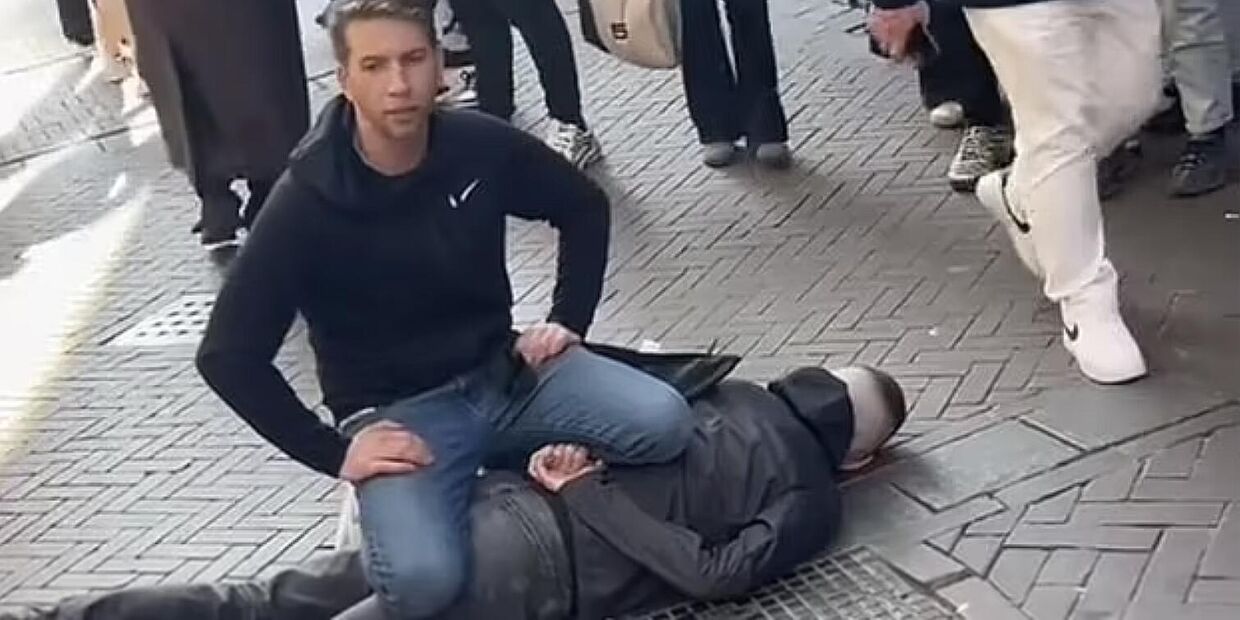Задержание украинца, напавшего на прохожих в Амстердаме
