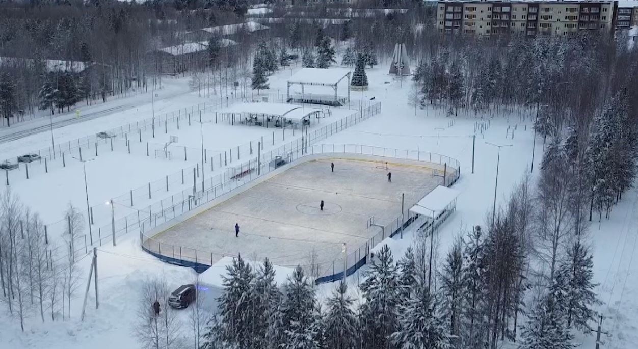 В Талинке благодаря инициативному бюджетированию появился хоккейный корт