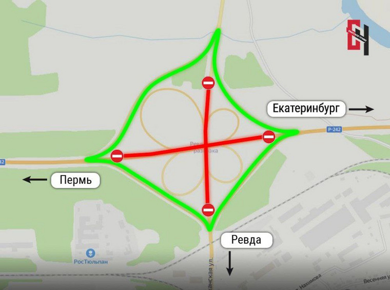 Схема движения екатеринбург. Ревдинская развязка. Новая Объездная дорога в Екатеринбурге на карте. Развязка Пермь 2023. Схема движения по трассе Екатеринбург-Пермь.