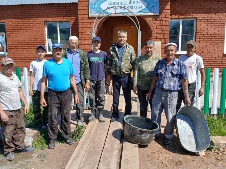 В деревне Кубиязы благоустроили мечеть