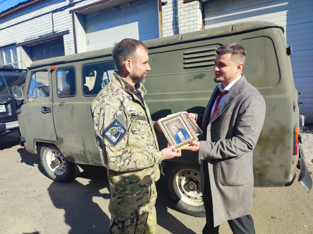 УАЗ отправили на СВО от Городецкой епархии