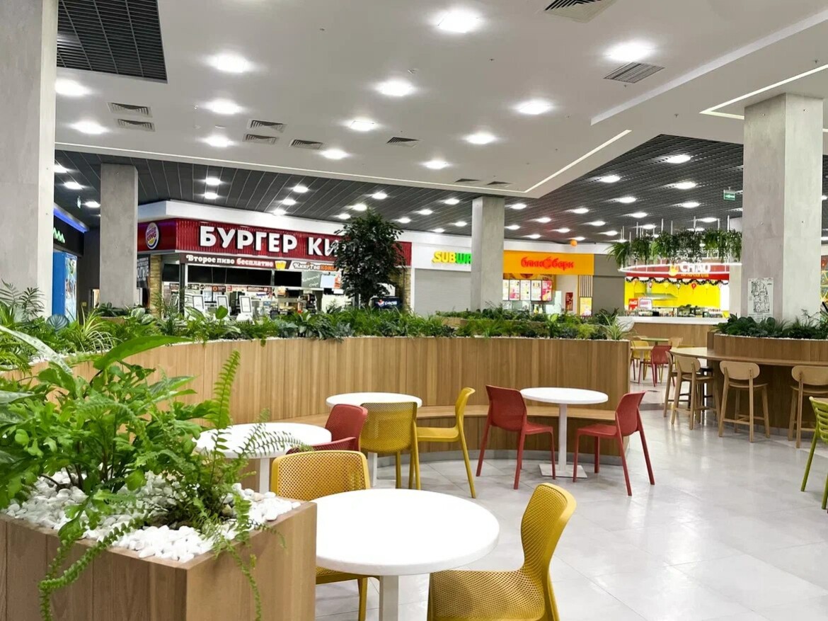 В ТЦ «ГоркиПарк» обновили фуд-корт площадью 780 кв.м | Фото & Дизайн ...