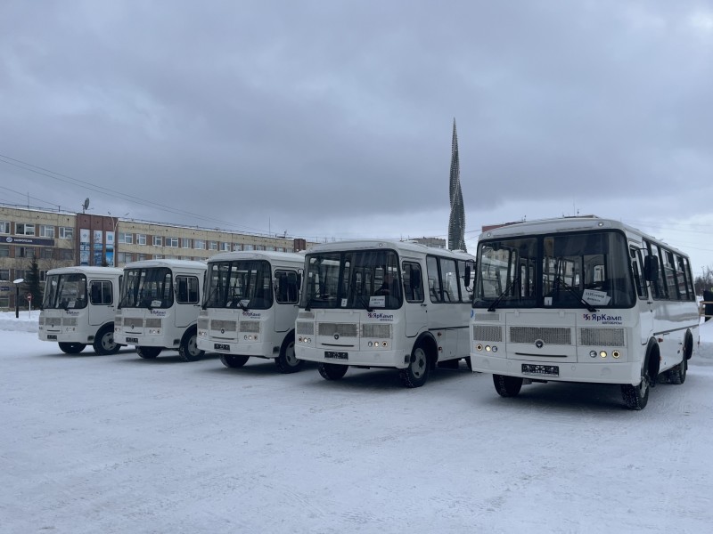 В Усинск прибыли новые автобусы
