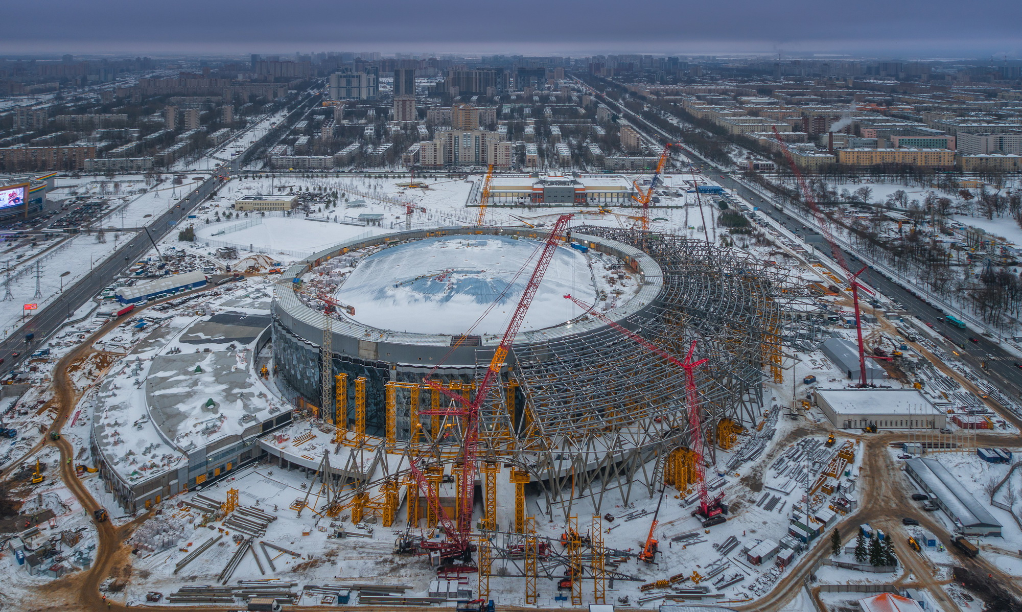 строительство ледовой арены в санкт петербурге