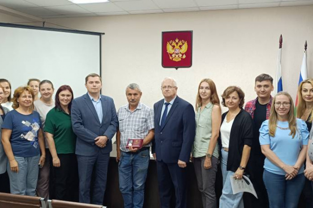 Работнику Управления Портнягину И.В. вручена медаль Республики Коми «За верность долгу»