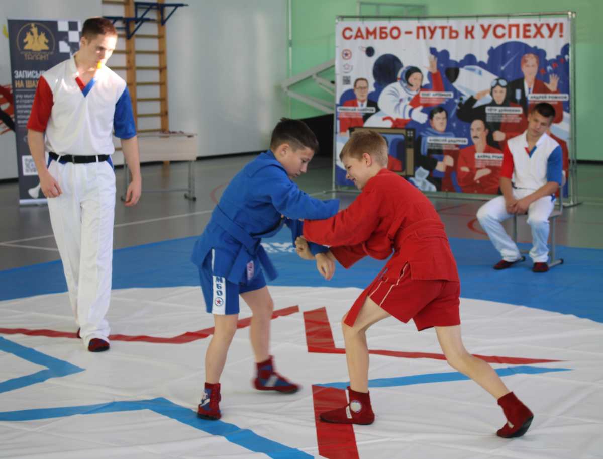 На презентации проекта присутствовали глава Боровичского района Андрей Герасимов, исполнительный директор всероссийского проекта «Самбо в школу» Елена Ломакина, министр спорта Новгородской области Кристина Михайлова