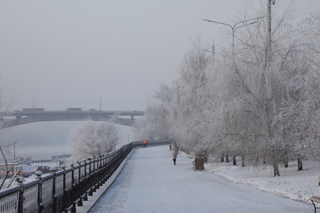 Красноярск в декабре