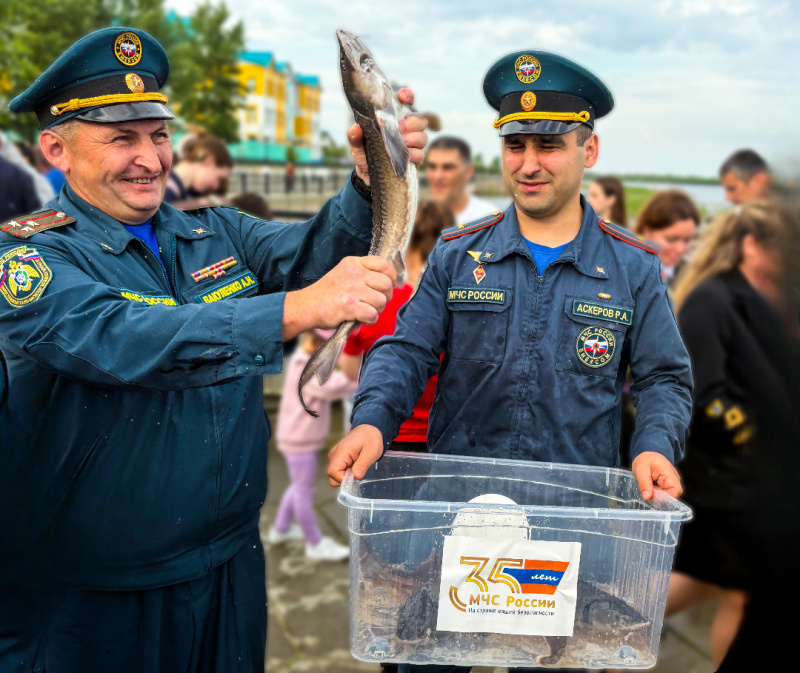 Возрождение Иртыша: Молодежь и МЧС Югры объединились ради сибирского осетра