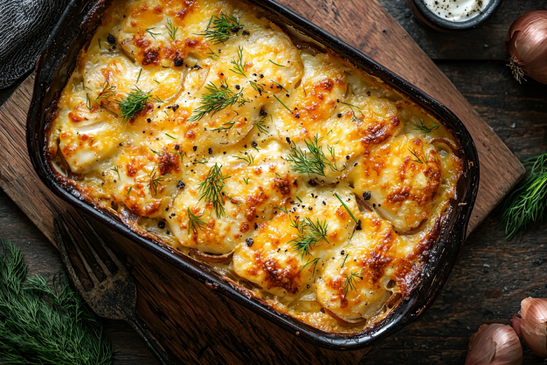 Минтай в сырно-сметанном соусе — простая и невероятно вкусная запеканка для семейного ужина