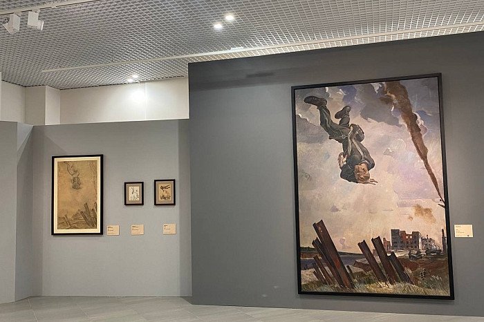 Образы, преисполненные невесомостью: в тульском Фонде искусств открылась выставка работ Александра Дейнеки