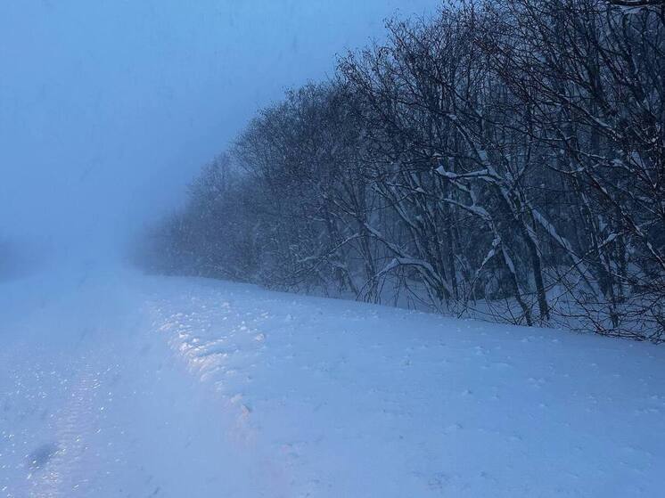 Движение по трассе «Оха — Москальво» на Сахалине восстановлено после метели