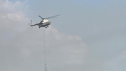 Для ликвидации пожара в Симферопольском районе совершили 39 сбросов воды общей массой 117 тонн 