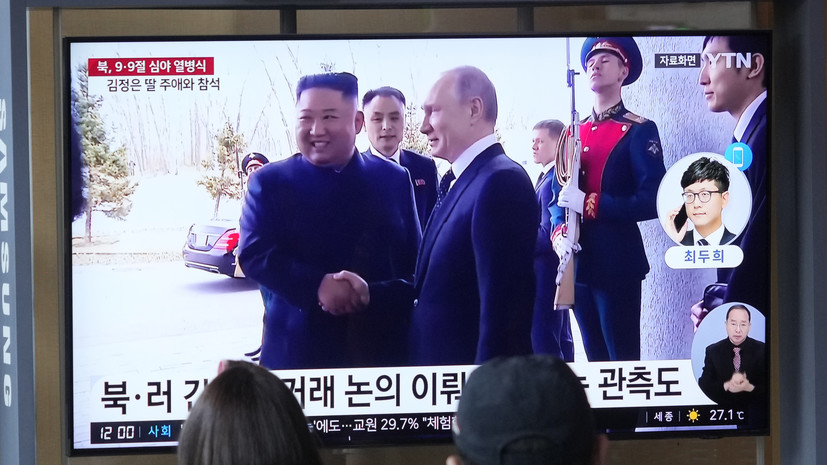 Путин поздравил Ким Чен Ына с 75-летием образования КНДР