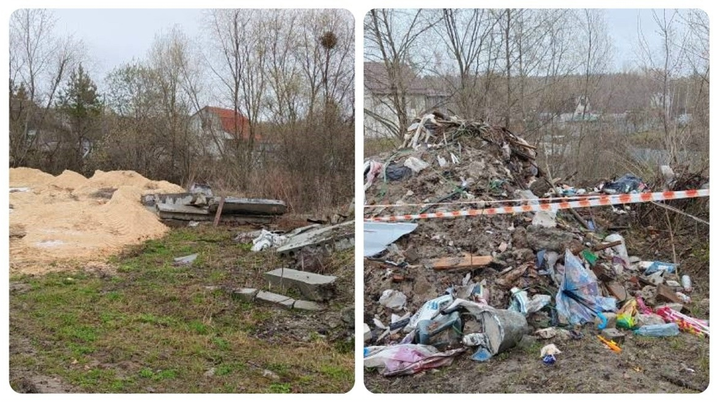 В Брянске на участках дачного общества «Рассвет» выросли свалки