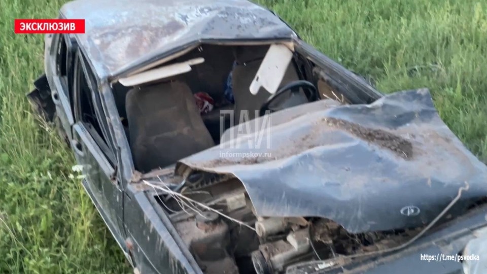 Четверо детей пострадали в ДТП с пьяным водителем в Псковском районе