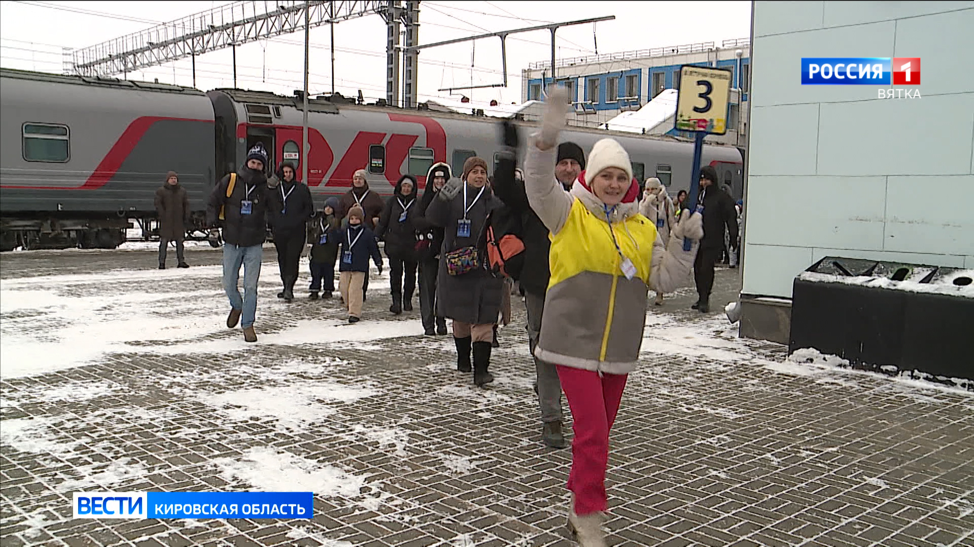 В Киров прибыл туристический поезд «Вятская сказка»