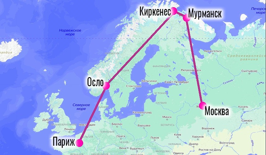 Мурманск и норвегия в одном