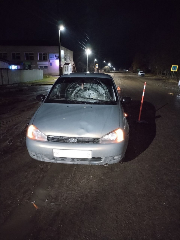 В Верхошижемье LADA Kalina сбила пешехода