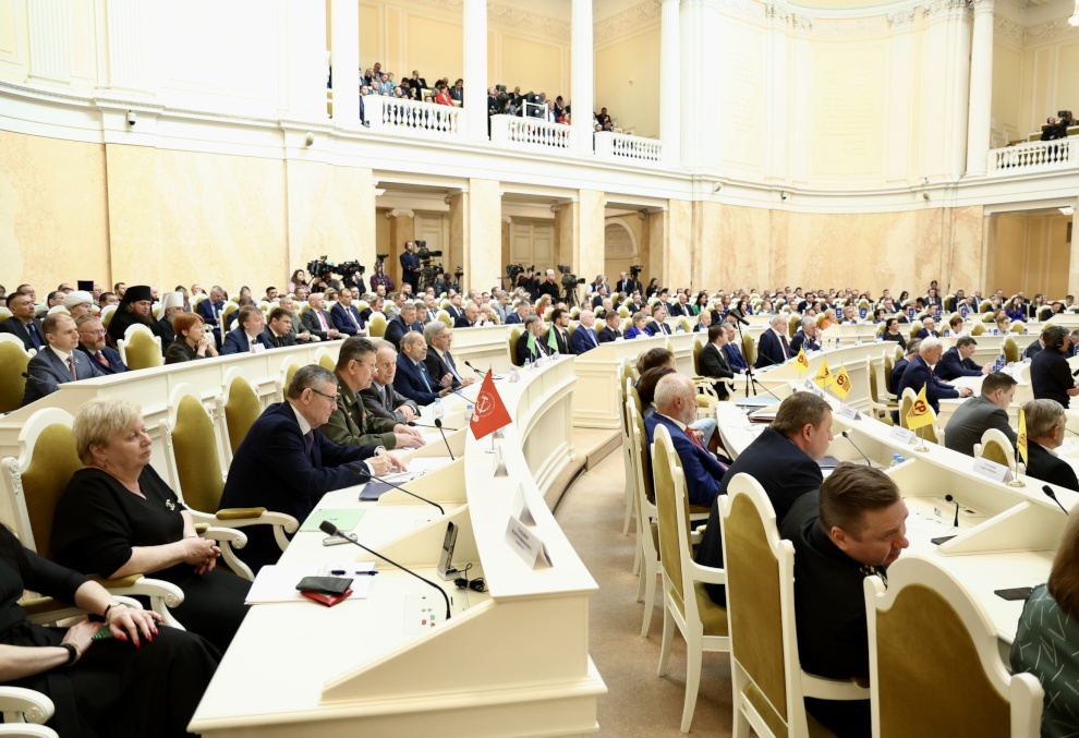 Депутаты законодательного собрания спб