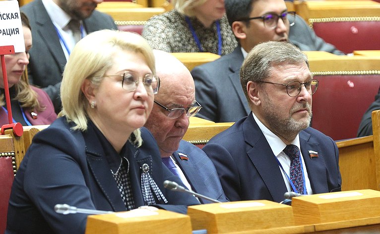 Торжественное заседание Межпарламентской Ассамблеи государств-участников СНГ, посвящённое 80-летию Победы в Великой Отечественной войне