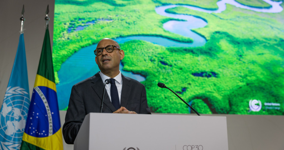 ES at the opening of COP30