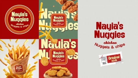 IDEW MEDIA разработали айдентику стритфуда Nayia's Nuggies