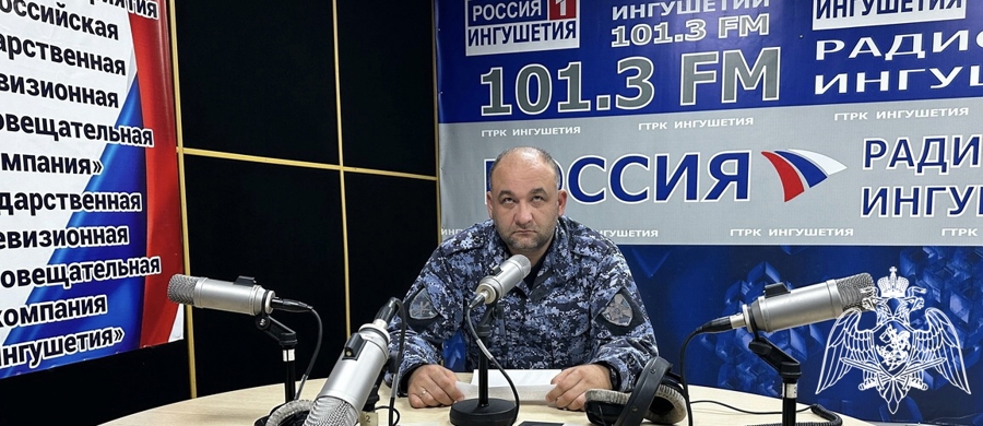 Радиорубрика «В эфире Росгвардия» продолжается в Ингушетии