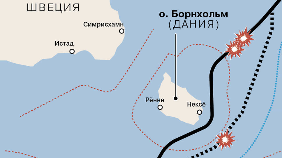 Карта прокладки северного потока 2 на сегодня