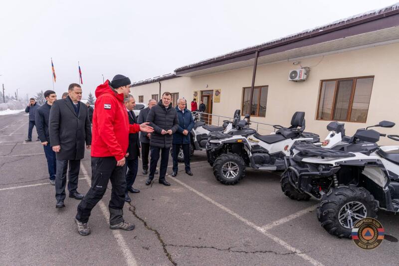 Делегация МЧС России с рабочей поездкой в Республике Армения