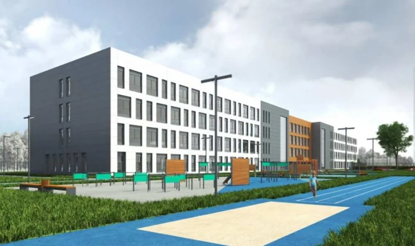 В ЖК «Одинбург» начались подготовительные работы на стройплощадке будущей школы