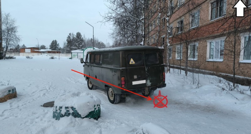 В Коми водитель 