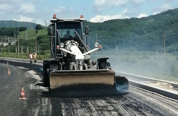 Asphalt laying