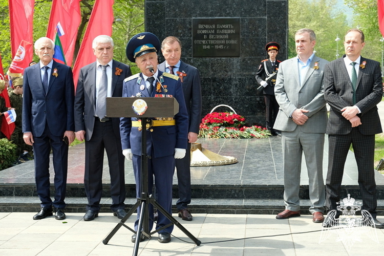 В Дагестане росгвардейцы приняли участие в акции «Вахта памяти»