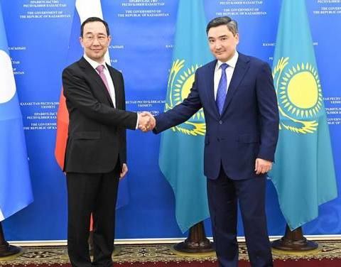 Глава Якутии встретился с премьер-министром Республики Казахстан