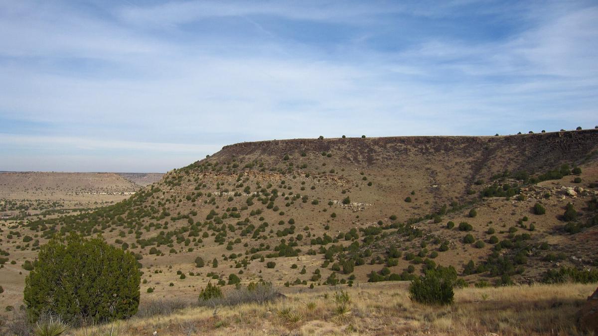 Гора Блэк-Меса в Оклахоме