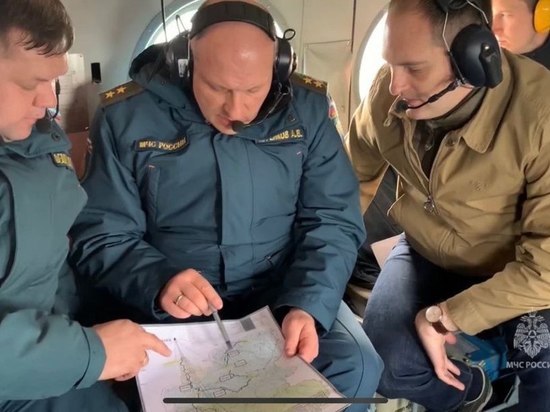 Глава МЧС России Александр Куренков прибыл в Катангский район