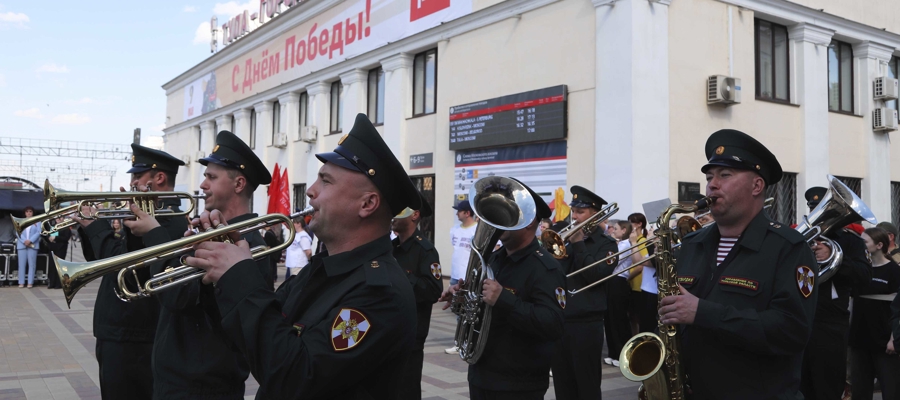 Росгвардейцы приняли участие в патриотической акции «Поезд Памяти» в Туле