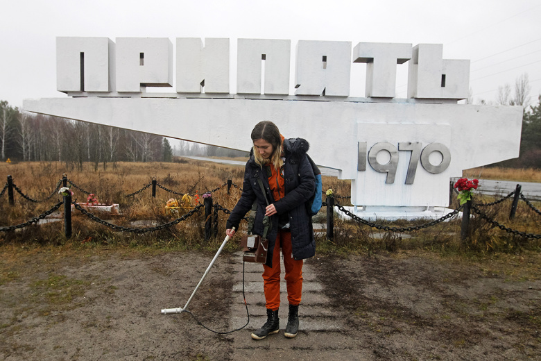 Город Припять в Чернобыльской зоне отчуждения