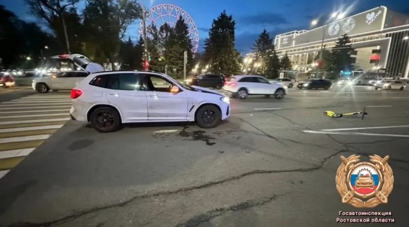 В Ростове подростка на самокате сбила люксовая «БМВ»