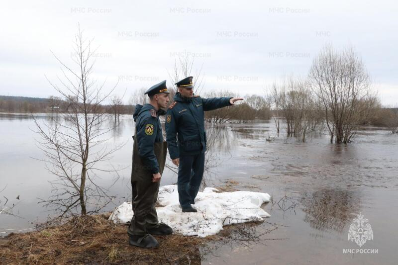 Во Владимирской области затоплены 383 приусадебных участка. Уровень воды в реках повышается