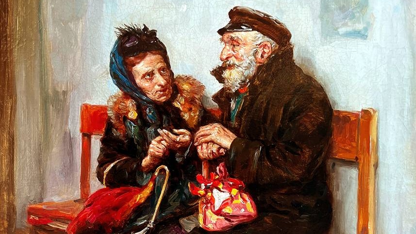 Владимир Маковский. Разговор. 1890-е