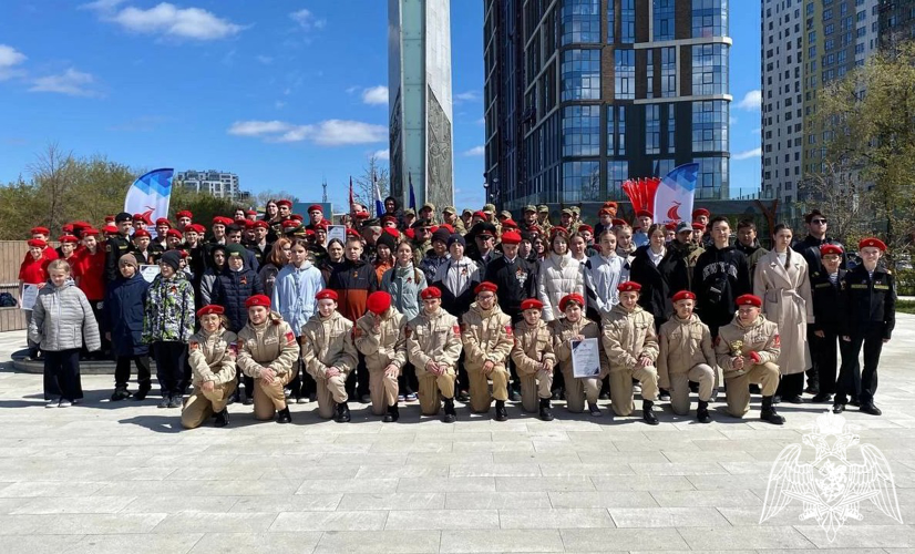 Росгвардейцы и кадеты в Тюменской области участвуют в военно-патриотических мероприятиях